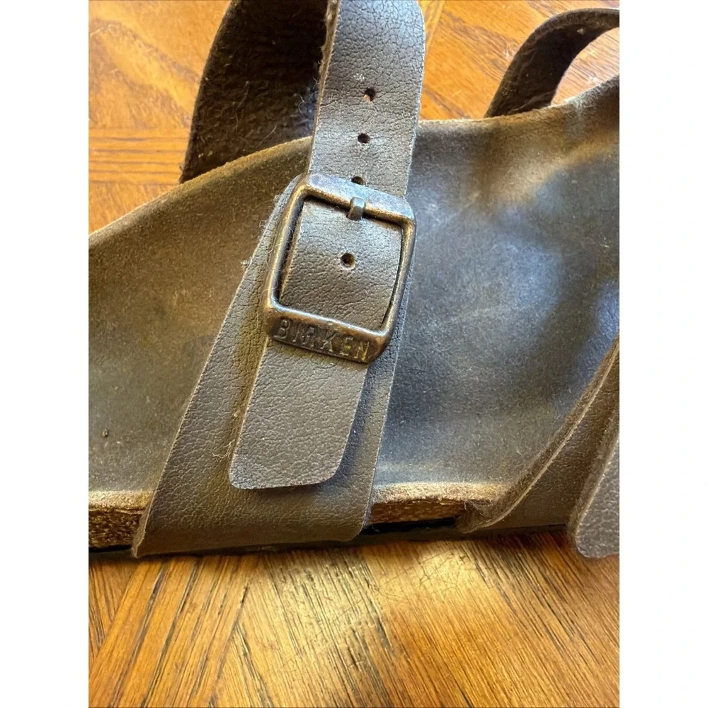 Birkenstock Mayari Birko-Flor Size 37 US 6.5 -7 Womens Shoes Brown Sandals